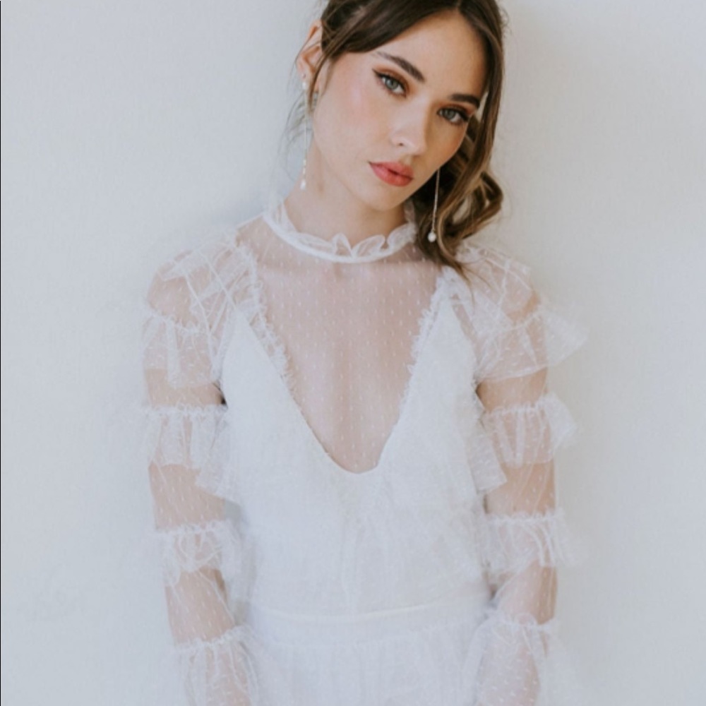 Untamed Petals panache ruffle dress